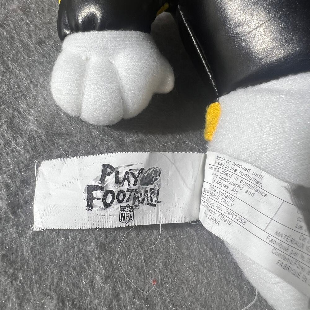 Vintage 1998 Steelers Bulldog Plush Ace Novelty NFL - Picture 3 of 6